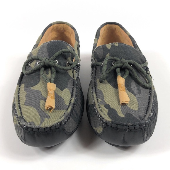 Cole Haan Grant Canoe Moc Forest Green Shoes C1245 - Picture 4 of 8